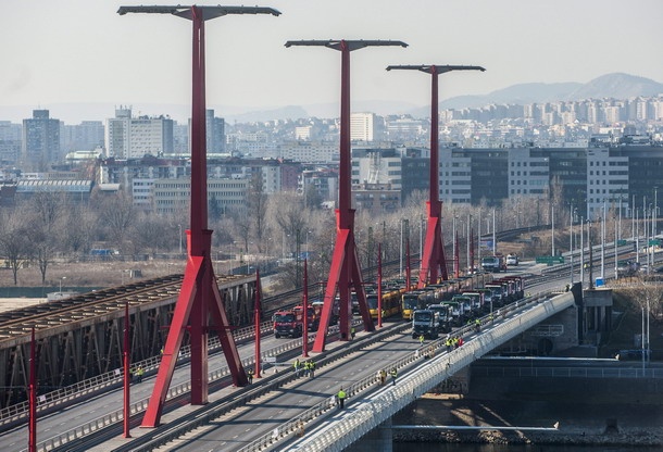 Budapest Rákóczi Híd Pesti Hídfő épület